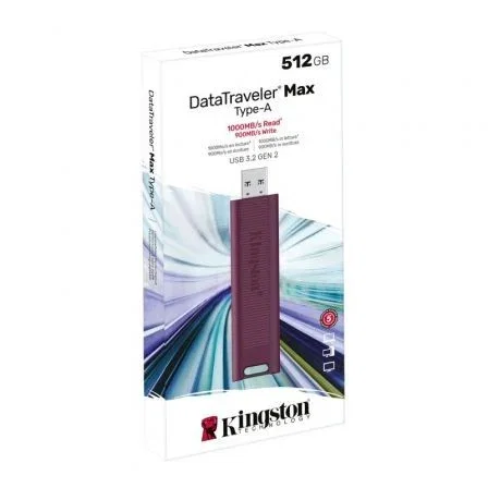 Kingston DataTraveler Max 512GB USB Tipo-A Kingston DataTraveler Max 512GB USB Tipo-A
